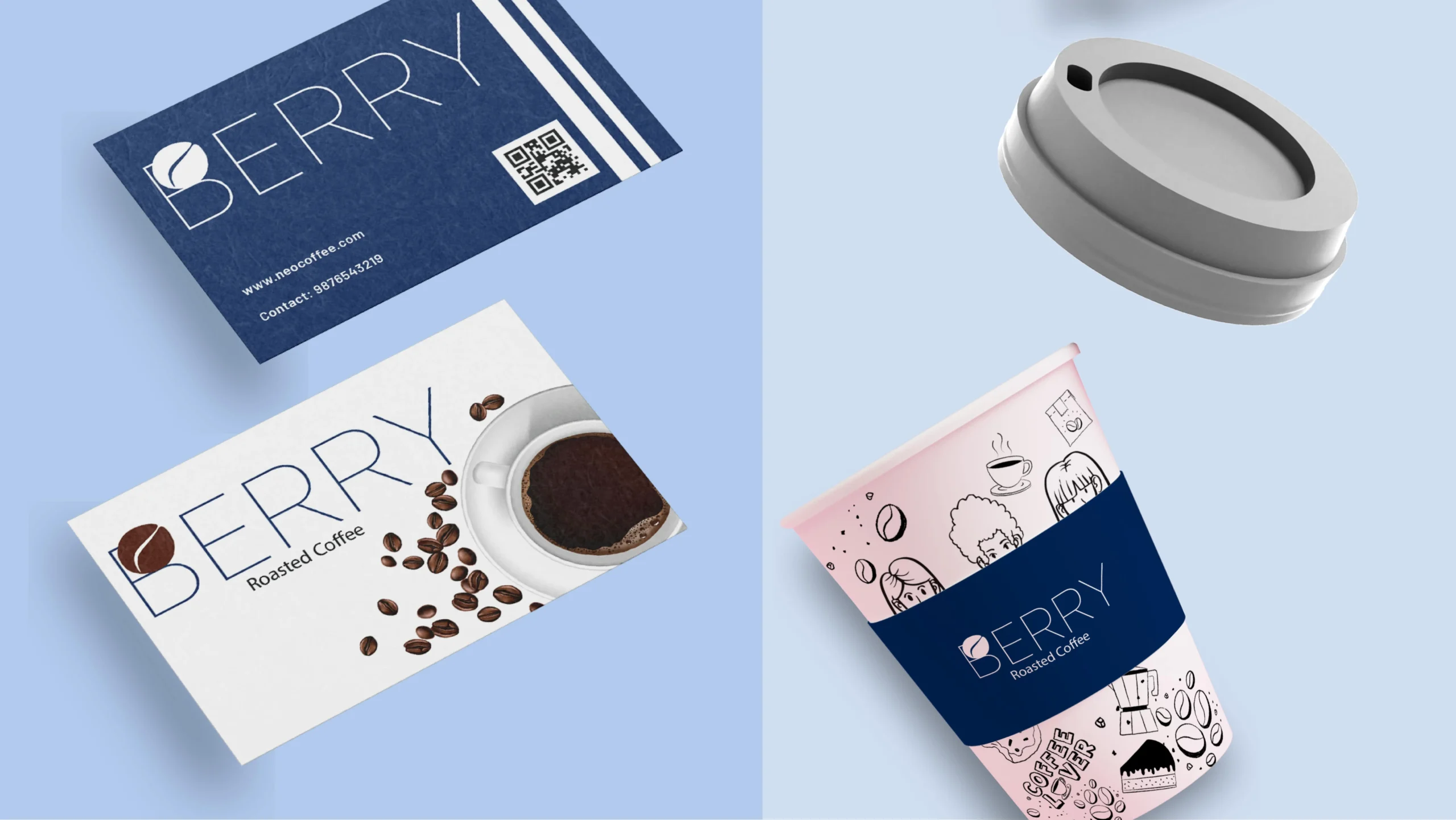 Array of Berry coffee products, highlighting different blends and flavors