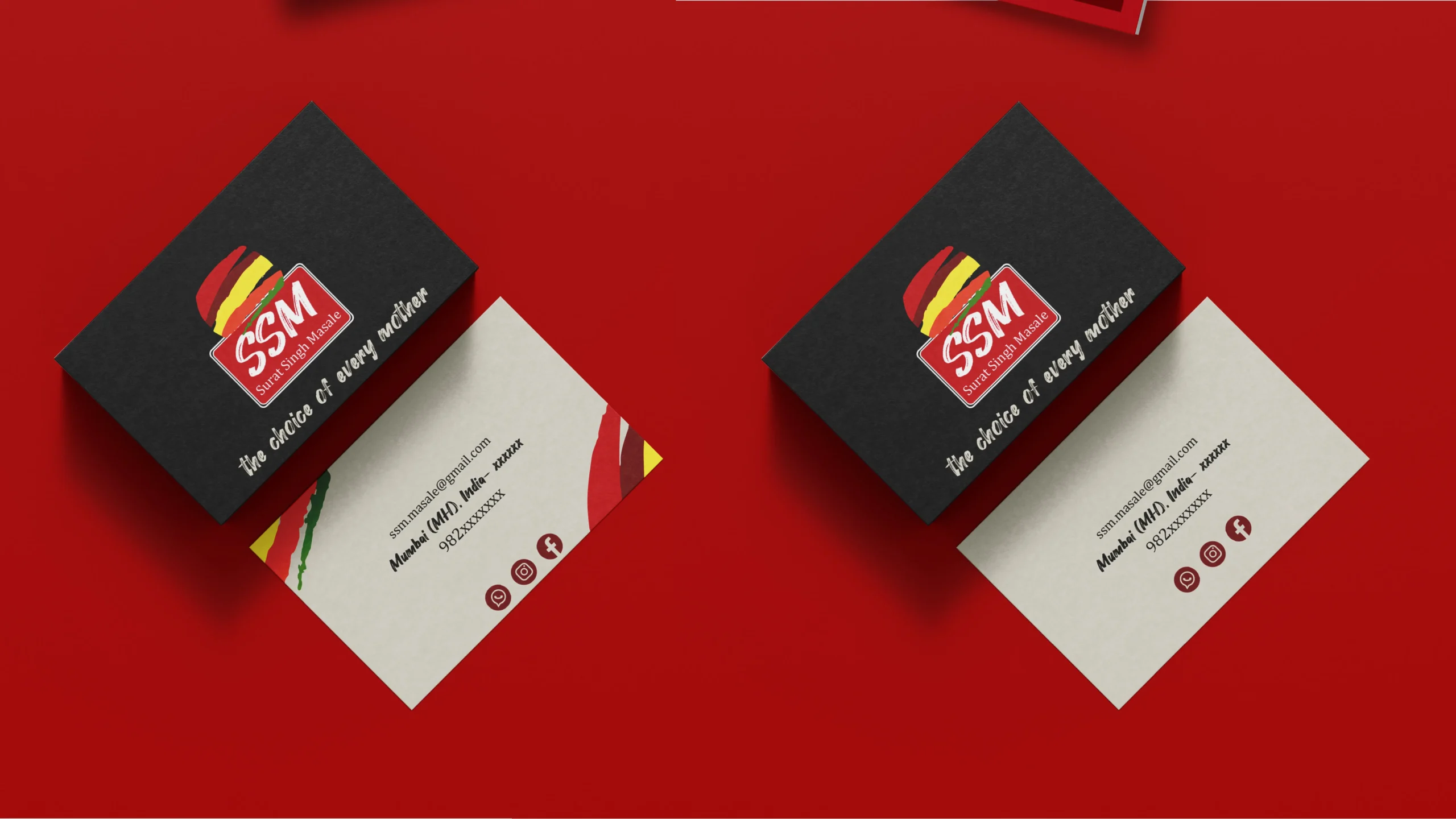 SSM Masala Vibrant Brand Identity