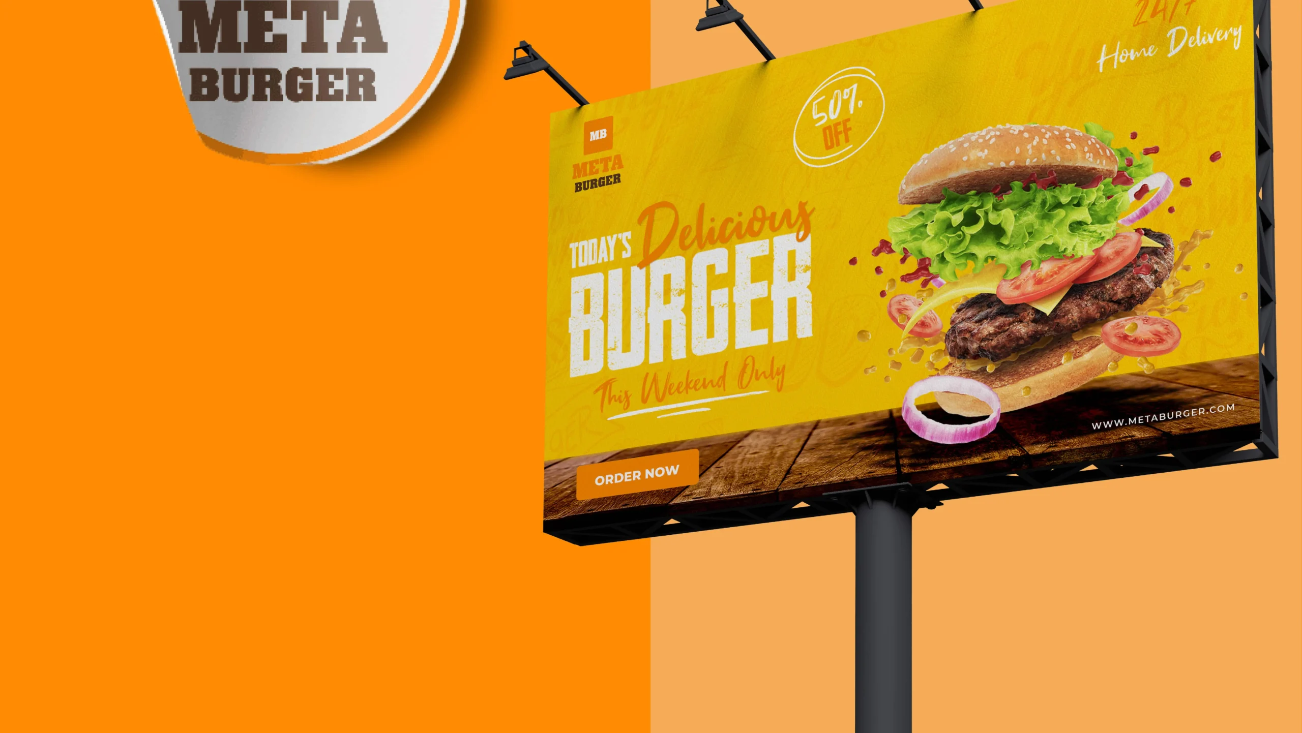 Meta Burger Innovative Brand Identity