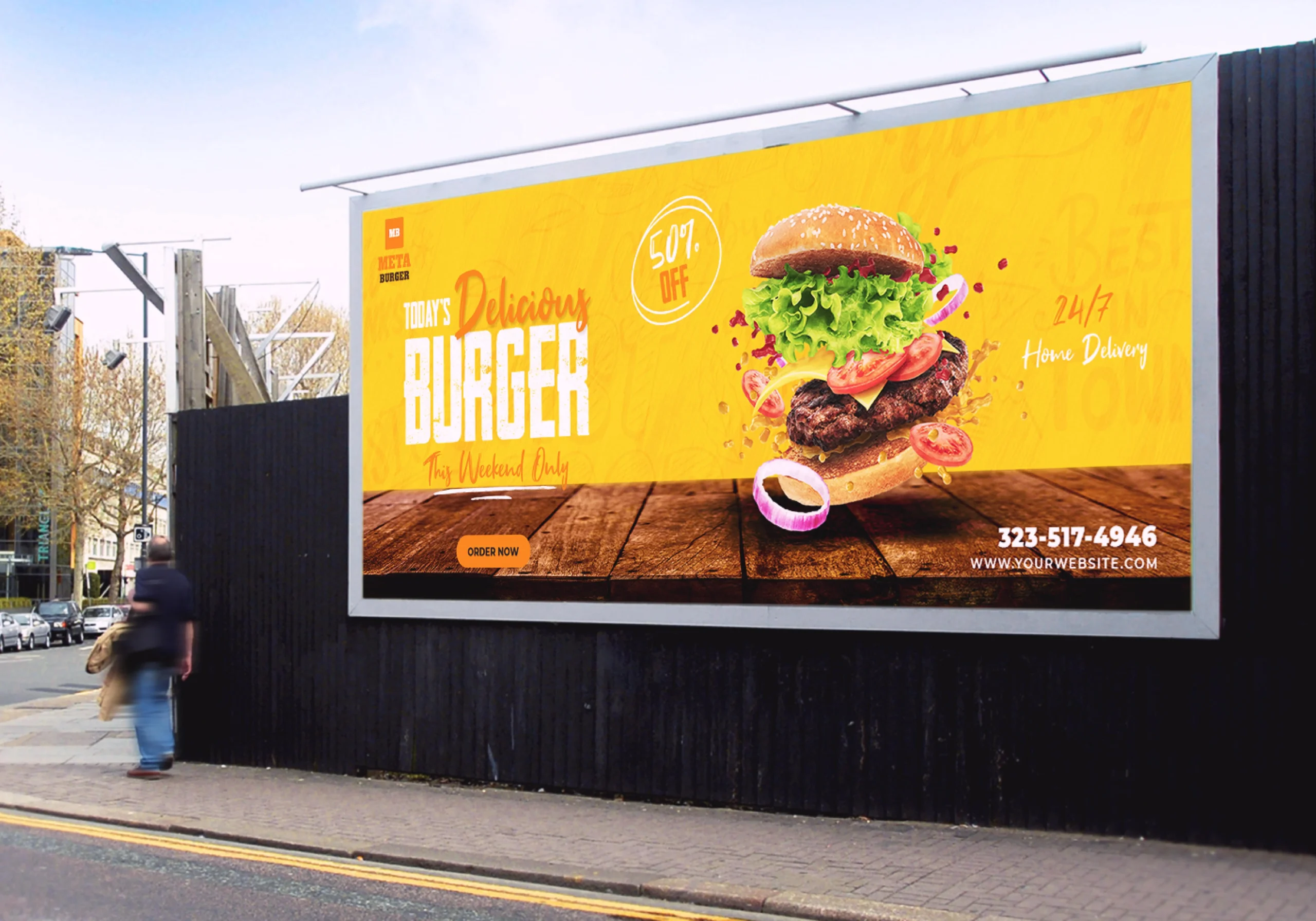 Meta Burger Innovative Brand Identity