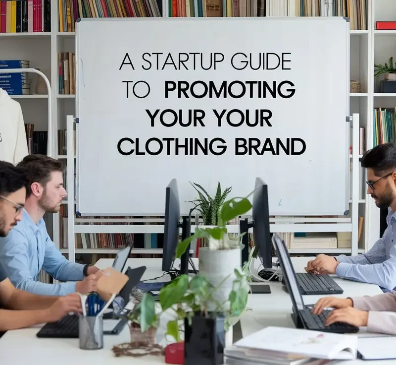 A Photo Of A Startup Office With A Few People Work for blog Promoting Your Clothing Brand