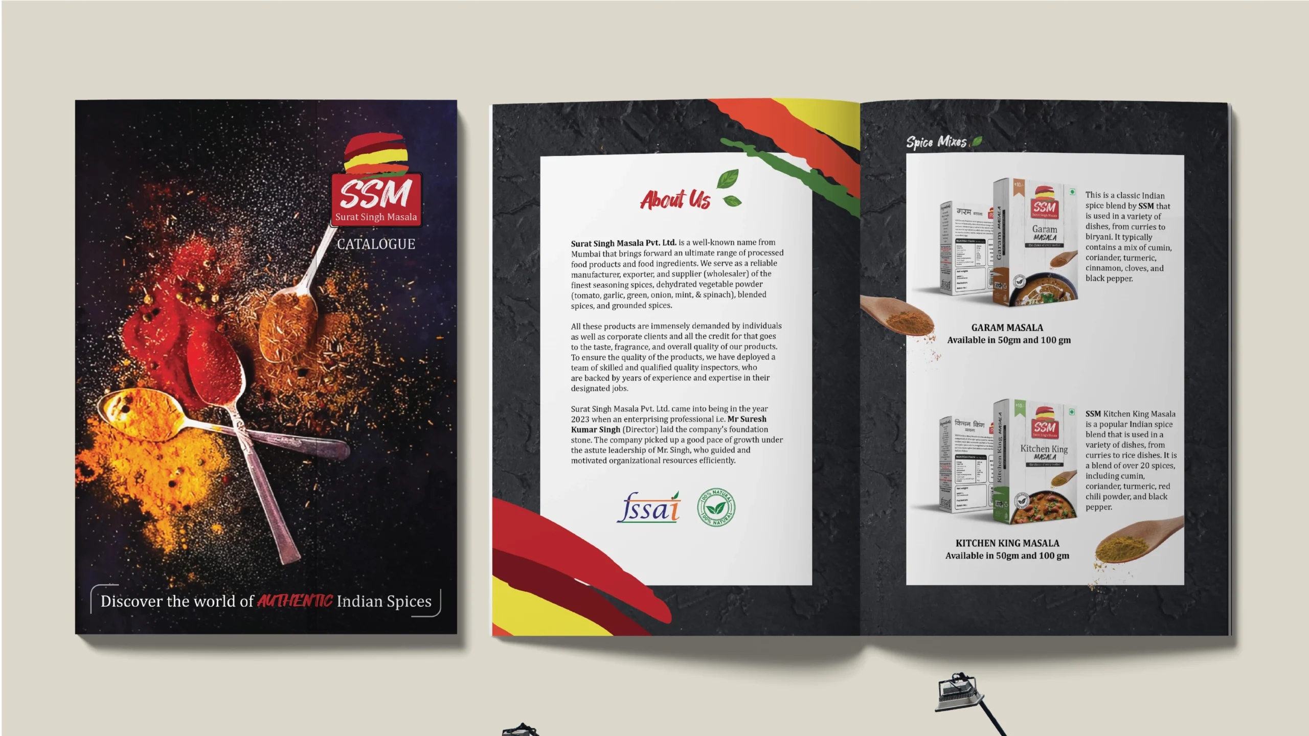 SSM Masala Vibrant Brand Identity