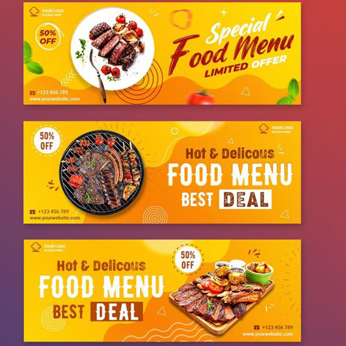 Banners Design for Branding Kit pages