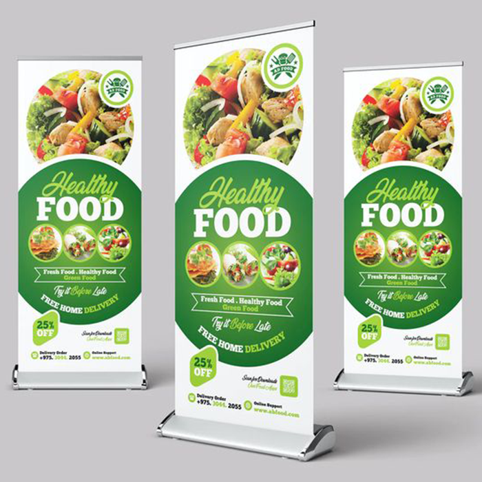 Standee Design for Branding Kit pages