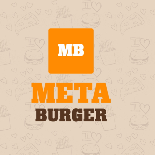 Gif Format of Meta Burger Innovative Brand Identity