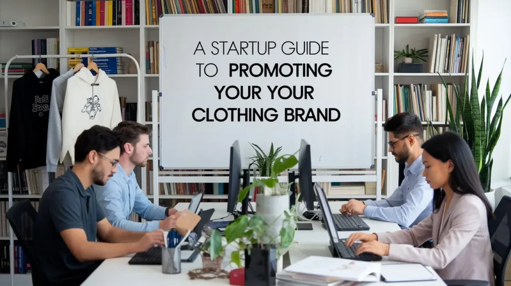 A Photo Of A Startup Office With A Few People Work for blog Promoting Your Clothing Brand