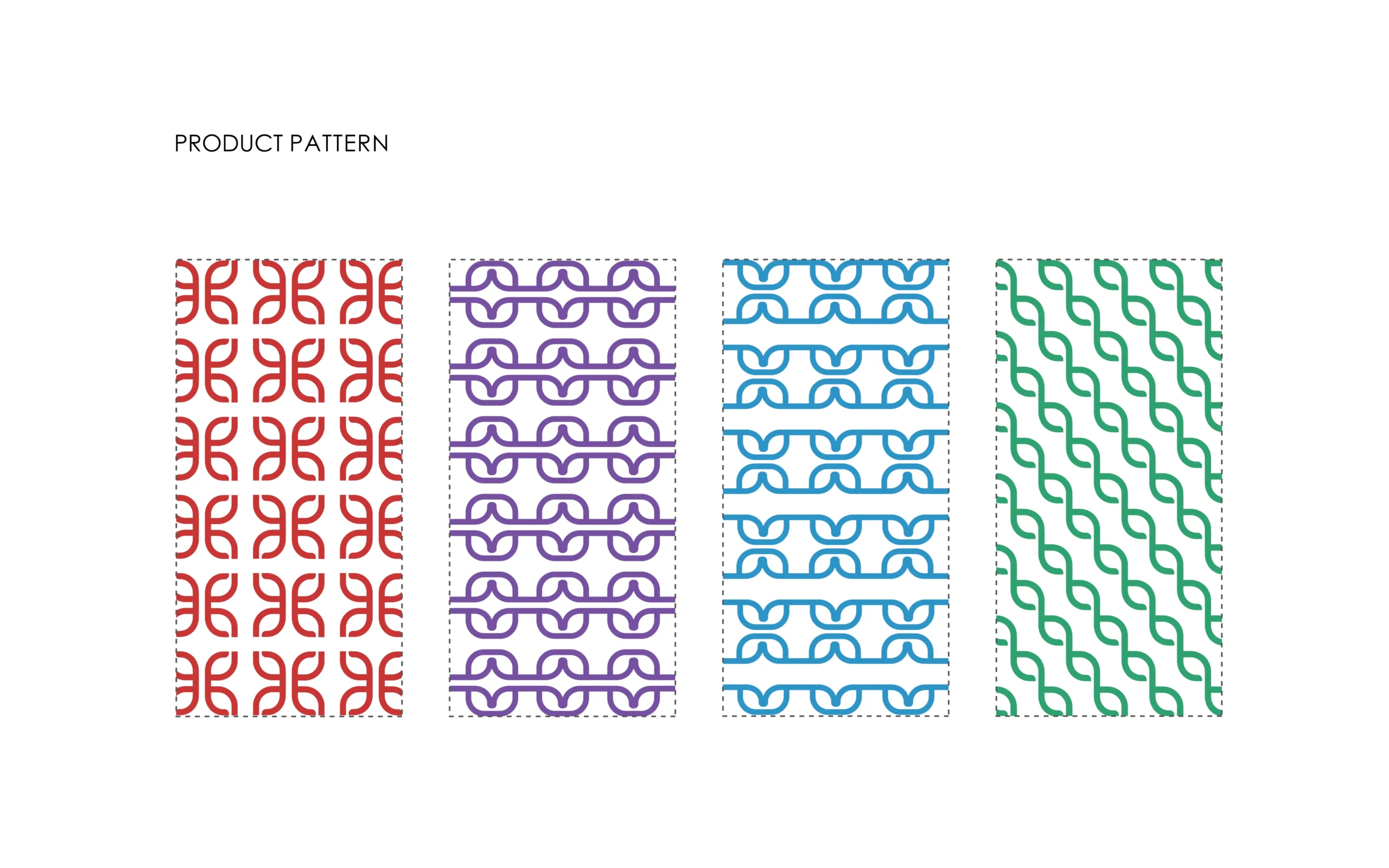 Bioticle product patterns in red, purple, blue, green, monogram repeats for ManUp+, OmiGo+, B-Flow+, ImmuGlo+, branding assets for packaging design.
