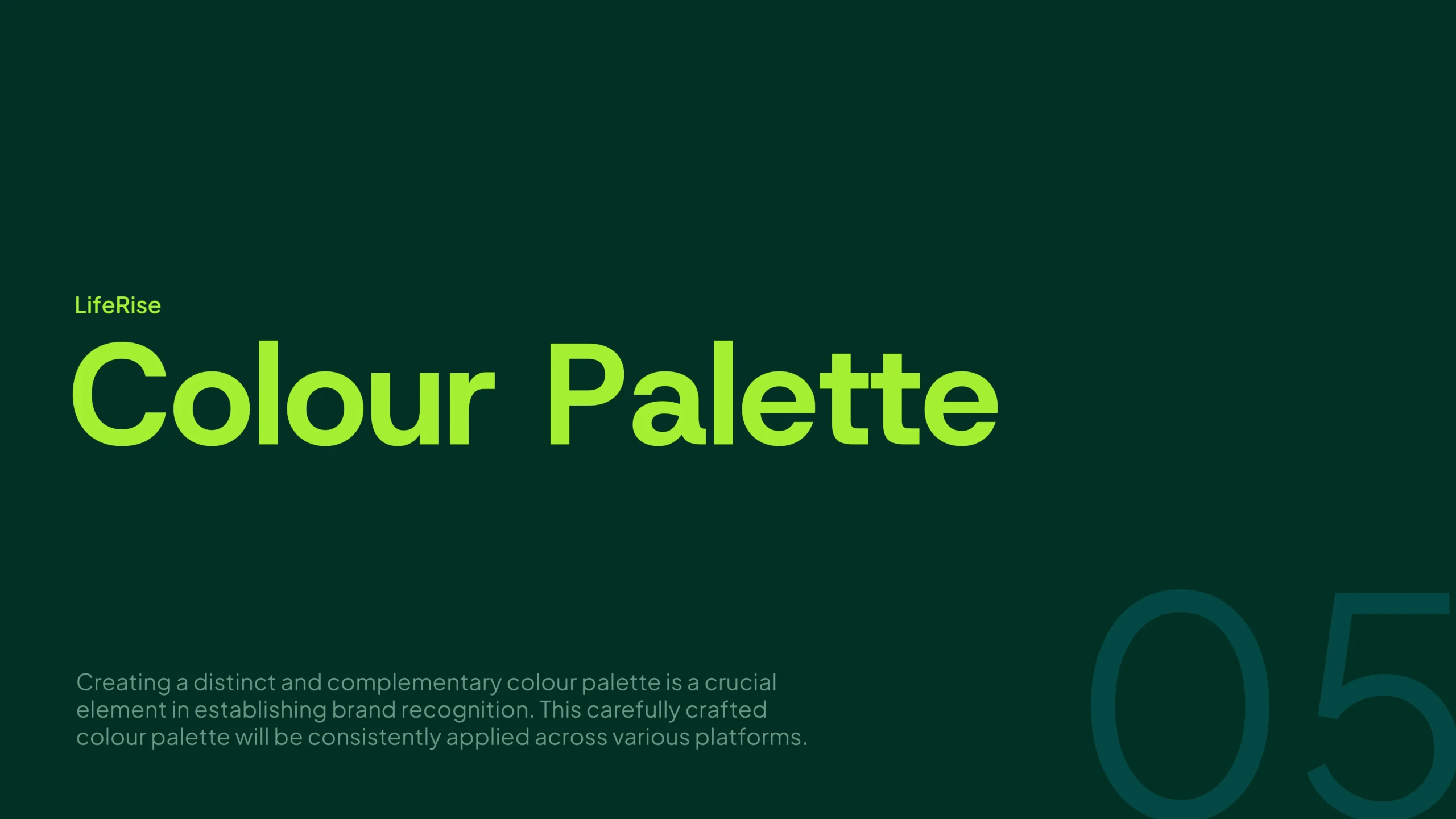 LifeRise Brand Identity and Brand Strategy