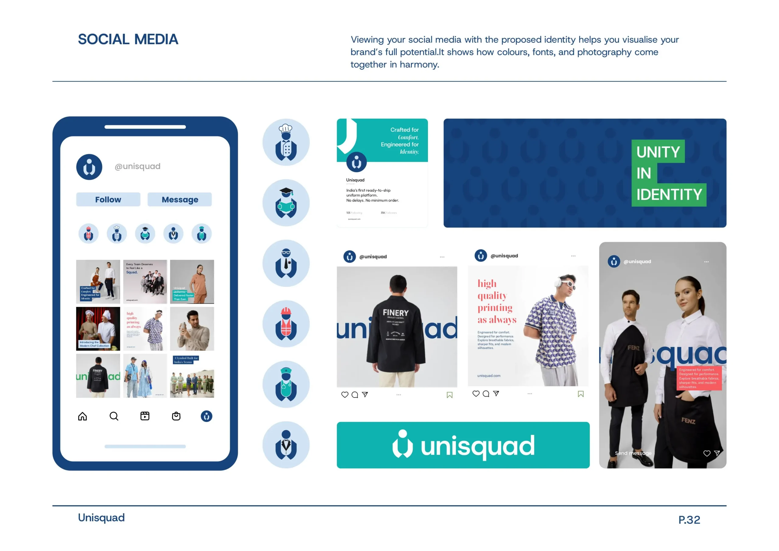 Unisquad Brand Identity and Brand Strategy